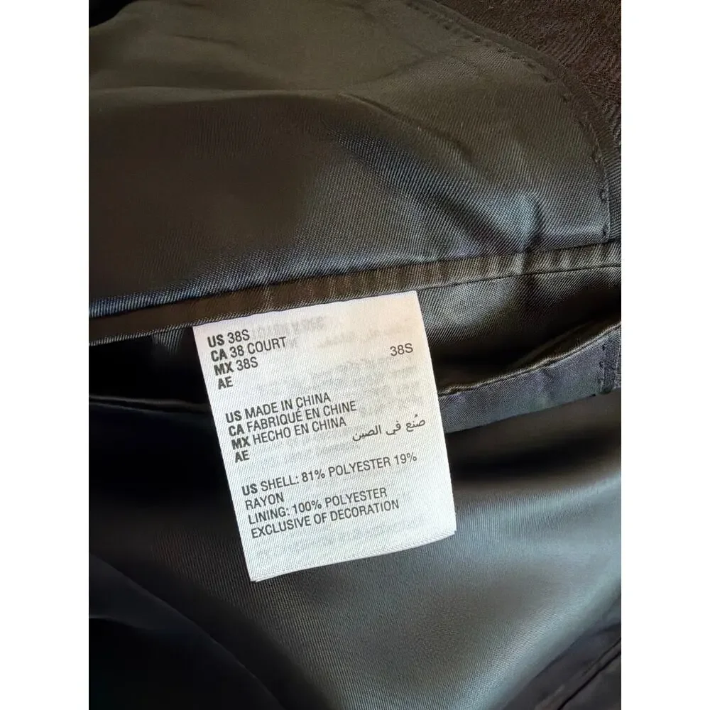 Alfani floral blue dinner jacket size 38 S